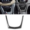 Car Carbon Fiber Central Control U Shape Frame Decorative Sticker for Cadillac XT5 2016-2017