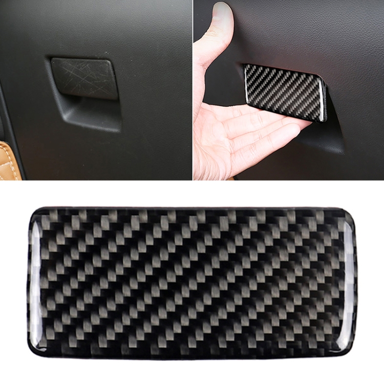 Car Carbon Fiber Toolbox Handle Decorative Sticker for Cadillac XT5 2016-2017