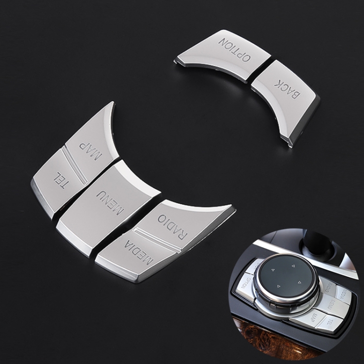 Multi-function Knob Modified IDRIVE Button Decorative Sticker for BMW 1 2 3 5 Series X1 X3 X5 X6