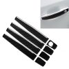Car Carbon Fiber Door Handle Decorative Sticker for Chevrolet Cruze 2009-2015, Left and Right Drive Universal