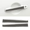 Car Carbon Fiber Door Handle Decorative Sticker for Subaru BRZ / Toyota 86 2013-2017, Left and Right Drive Universal