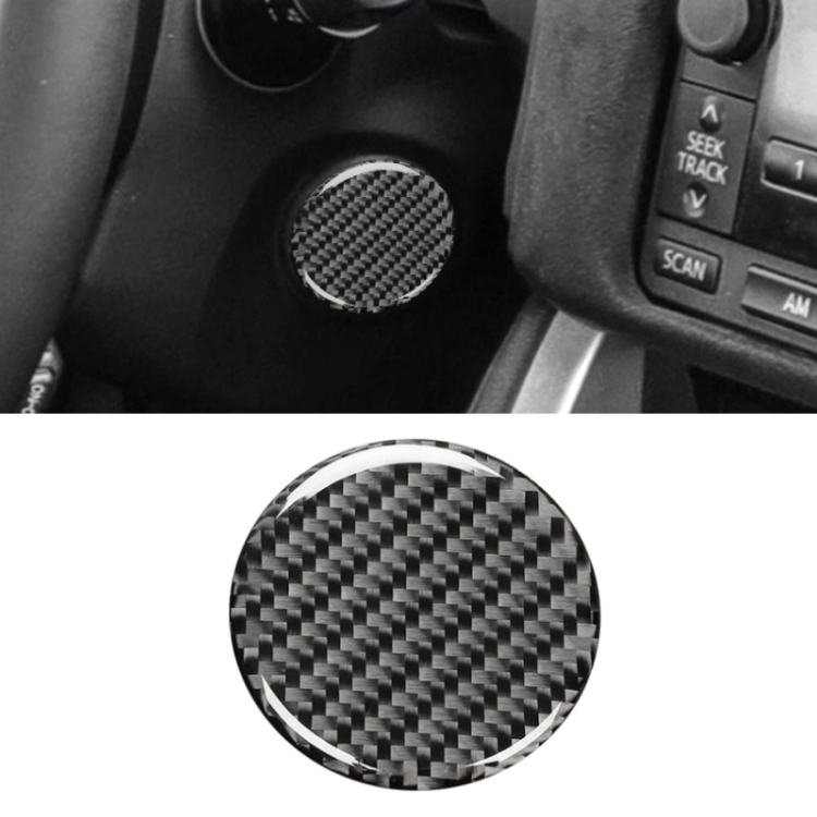 Car Carbon Fiber Fire Panel Decorative Sticker for Subaru BRZ / Toyota 86 2013-2017, Left and Right Drive Universal