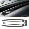 Car Carbon Fiber Central Control Instrument Air Outlet Decorative Sticker for Subaru BRZ / Toyota 86 2013-2020, Left and Right Drive Universal