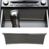 Car Carbon Fiber Central Control Panel Decorative Sticker for Lexus IS250 2013-, Left Drive B Style