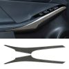 Car Carbon Fiber Door Decorative Strip for Lexus IS250 2013-, Left Drive