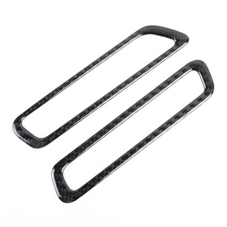 2 PCS Car Carbon Fiber A-column Air Outlet Frame Decorative Sticker for Ford Explorer 2020