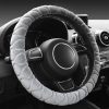 Car Universal Short Plush Warm Anti-skid Steering Wheel Cover, Adaptation Steering Wheel Diameter: 38cm
