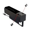 USB-C / Type-C + 8PIN Interface Car Multi-functional Cup Holder Seat Gap Side Storage Box