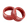 2 PCS Car Metal Air Conditioner Knob Case for Toyota Corolla / Levin / Allion / Yaris 2019-2021