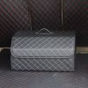 Car Trunk Foldable Storage Box, Checkered Large Size: 54 x 32 x 30cm