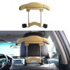 Car Faux Leather Retractable Coat Hanger