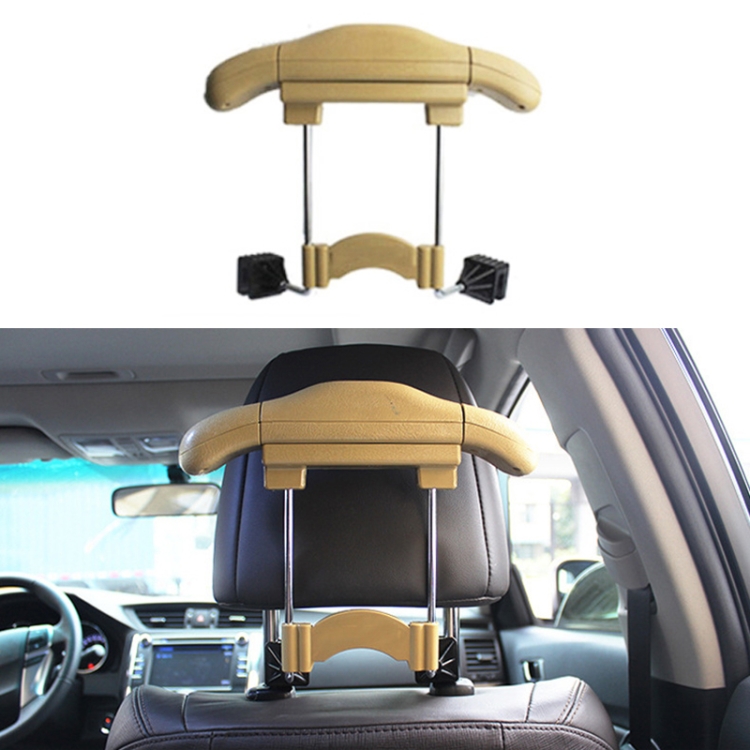 Car Faux Leather Retractable Coat Hanger