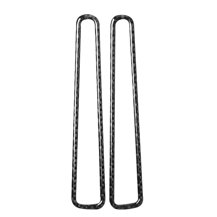 2 PCS Car Carbon Fiber Defogging of Window Air Outlet Decorative Sticker for Nissan GTR R35 2008-2020, Left and Right Drive Universal