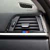 Three Color Carbon Fiber Car Copilot Air Outlet Decorative Sticker for BMW (F30) 2013-2015 / (F34) 2013-2016, Left Drive