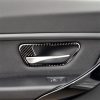 Three Color Carbon Fiber Car Door Bowl Decorative Sticker for BMW F30 2013-2018 / F34 2013-2017
