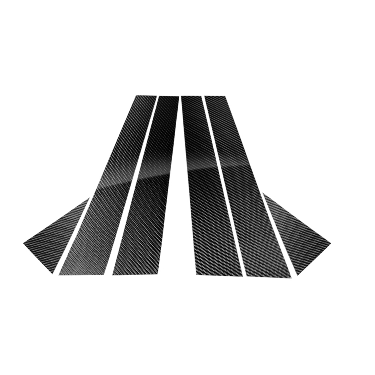 Car Carbon Fiber B Pillar Decorative Sticker for Audi Q5 2012-2018, Left and Right Drive Universal