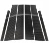Car Carbon Fiber B Pillar Decorative Sticker for Mercedes-Benz GLK 2008-2013, Left and Right Drive Universal