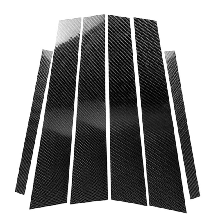 Car Carbon Fiber B Pillar Decorative Sticker for BMW F20 2012-2016, Left and Right Drive Universal