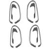 8 in 1 Car Carbon Door Handle Decorative Sticker for Honda Civic 8th Generation 2006-2011, Left and Right Drive Universal