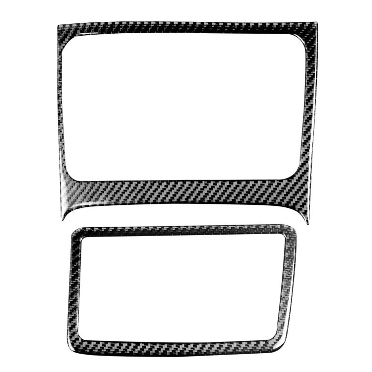 2 in 1 Car Carbon Fiber Storage Box Decorative Sticker for Honda Civic 8th Generation 2006-2011, Right Drive