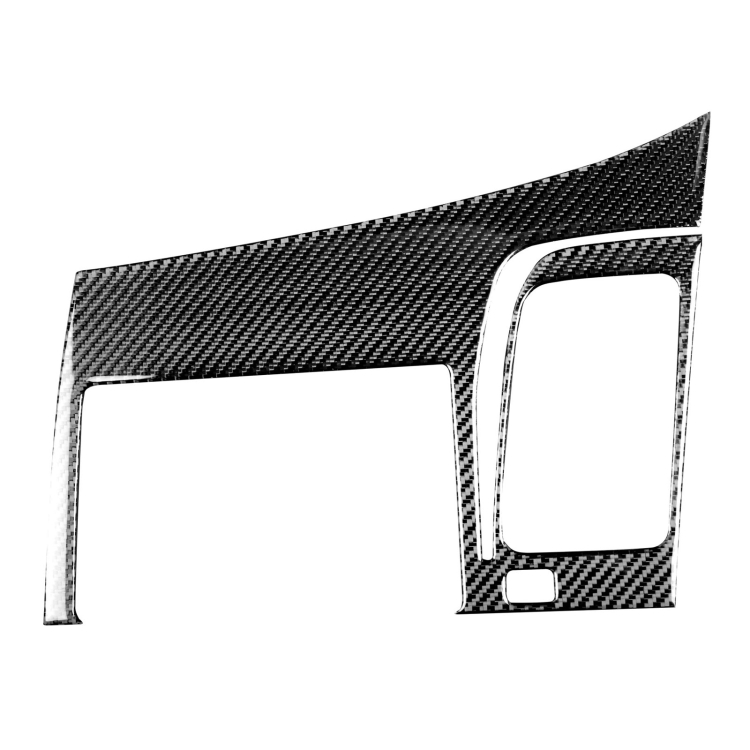 Car Carbon Fiber Navigation Panel Decorative Sticker for Honda Civic 8th Generation 2006-2011, Right Drive