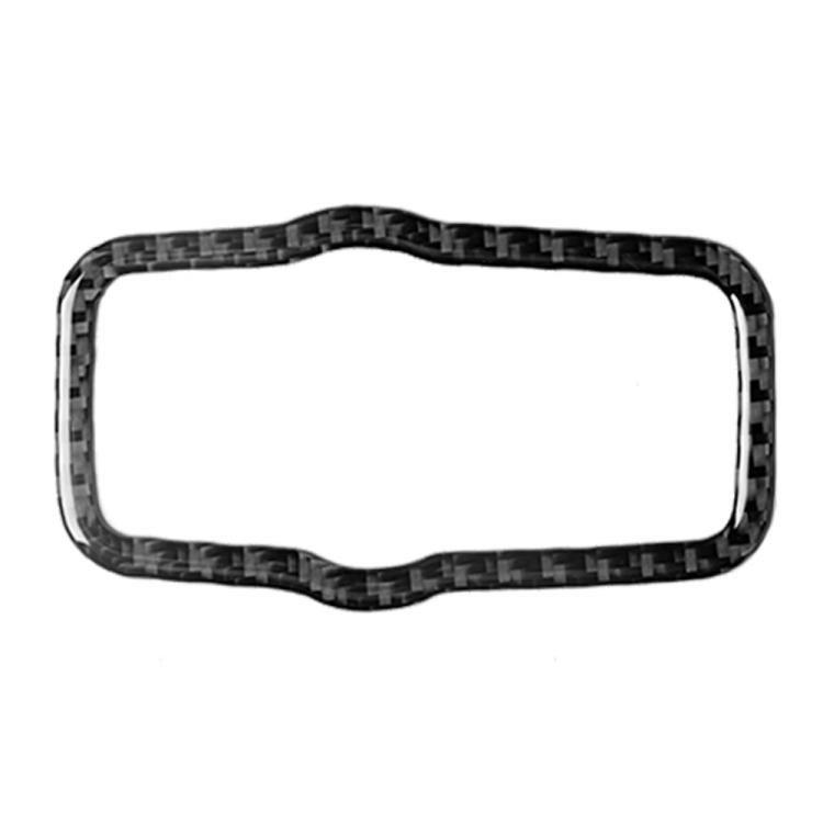 Car Carbon Fiber Headlight Switch Panel Decorative Sticker for Alfa Romeo Giulia 2017-2019, Left Drive