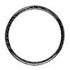 Car Carbon Fiber Steering Wheel Circle Decorative Sticker for Mazda 3 Axela / ATENZA / CX-4 / CX-5 2017-2018, Left and Right Drive Universal