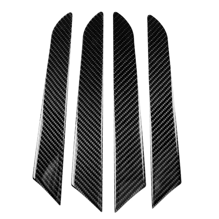 Car Carbon Fiber Door Panel Decorative Sticker for Mazda CX-5 2017-2018, Left and Right Drive Universal