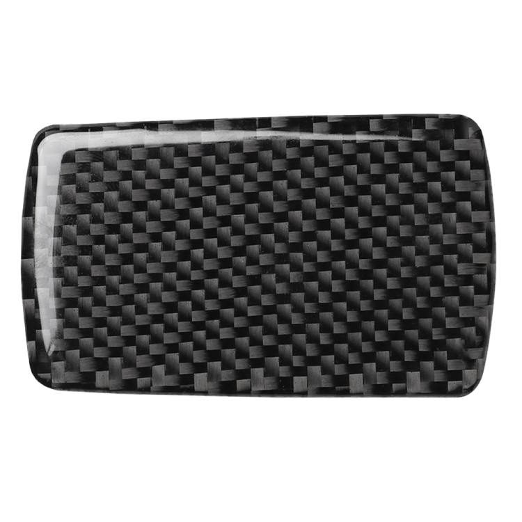 Car Carbon Fiber Storage Box Handle Decorative Sticker for BMW 3 Series G20/G28/325Li/330d/335 2019-2020, Left Drive