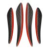 Universal Car Carbon Fiber Wind Knife Decorative Sticker, Left and Right Drive Universal