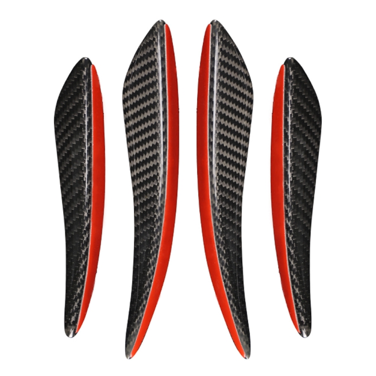 Universal Car Carbon Fiber Wind Knife Decorative Sticker, Left and Right Drive Universal