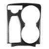 Car Carbon Fiber Solid Color Handrail Water Cup Holder Decorative Sticker for Mercedes-Benz GLK 2008-2015, Left Drive