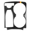 Car Carbon Fiber German Color Handrail Water Cup Holder Decorative Sticker for Mercedes-Benz GLK 2008-2015, Left Drive