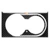 Car Carbon Fiber German Color Water Cup Holder Panel A Decorative Sticker for Mercedes-Benz GLE 2015-2017/GLS 2016-2018/ML 2012-2015/GL 2013-2015, Left Drive