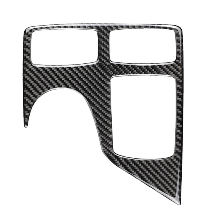 Car Carbon Fiber Solid Color Central Control Armrest Box Multimedia Panel A Decorative Sticker for Mercedes-Benz GLE 2015-2018/GLS 2016-2018/M Class 2012-2015, Left Drive