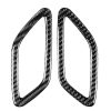 Car Carbon Fiber Solid Color Dashboard Air Outlet Decorative Sticker for Mercedes-Benz A Class 2013-2018/CLA 2014-2018/GLA 2015-2018, Left and Right Drive Universal
