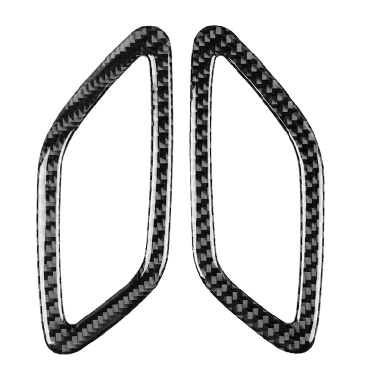 Car Carbon Fiber Solid Color Dashboard Air Outlet Decorative Sticker for Mercedes-Benz A Class 2013-2018/CLA 2014-2018/GLA 2015-2018, Left and Right Drive Universal