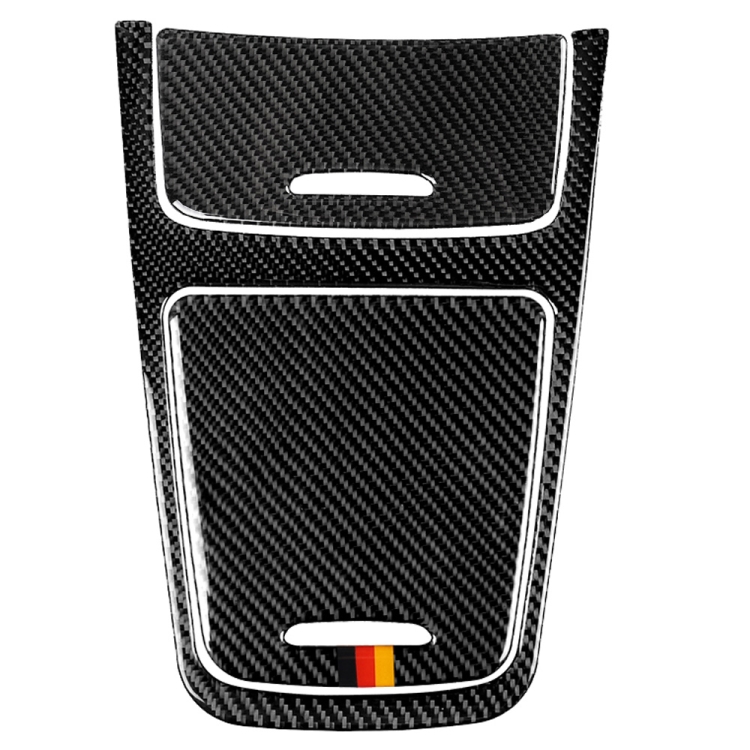 Car Carbon Fiber German Color Central Control Panel Decorative Sticker for Mercedes-Benz A Class 2013-2018/CLA 2013-2017/GLA 2013-2017, Left and Right Drive Universal