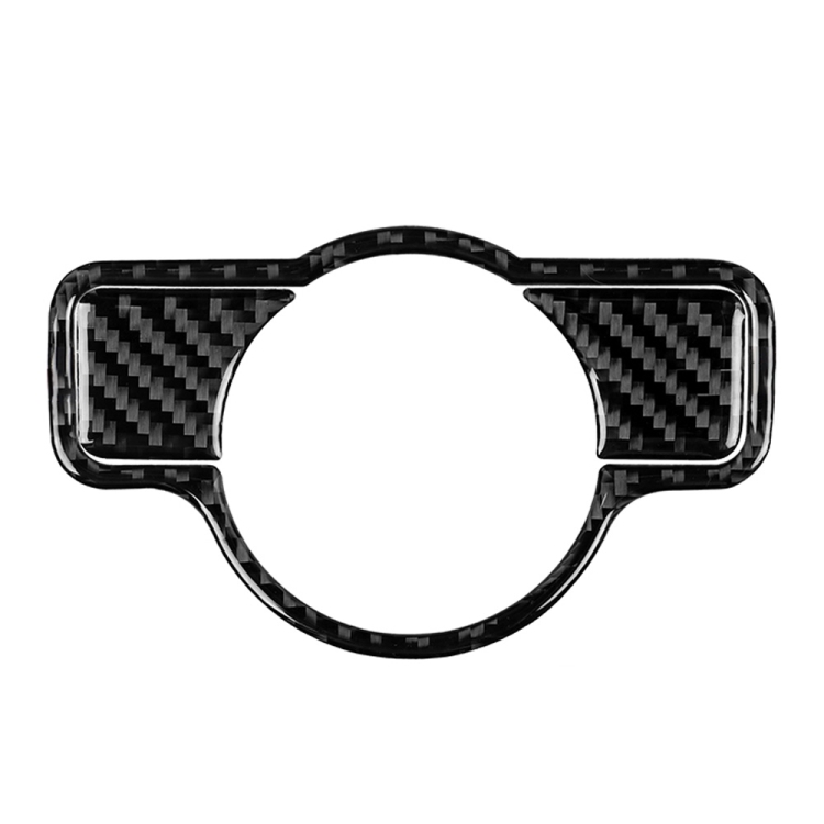 Car Carbon Fiber Solid Color Headlight Switch B Decorative Sticker for Mercedes-Benz A 2013-2018/B Class 2013-2018/C Class 2007-2013, Left Drive