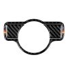 Car Carbon Fiber German Color Headlight Switch B Decorative Sticker for Mercedes-Benz A 2013-2018/B Class 2013-2018/C Class 2007-2013, Left Drive