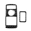 Car Carbon Fiber Solid Color Window Lift Panel Decorative Sticker for Mercedes-Benz C Class 2010-2013/E Class 2009-2015, Left and Right Drive Universal