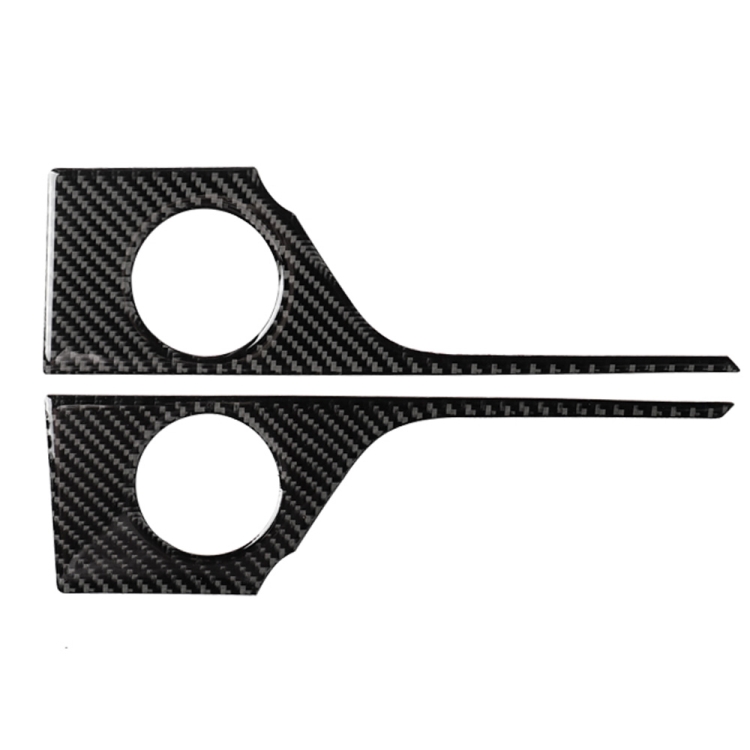 Car Carbon Fiber Rear Door Handle Decorative Sticker for Lexus RX300 / 270 / 200T / 450h 2016-2019, Left and Right Drive Universal