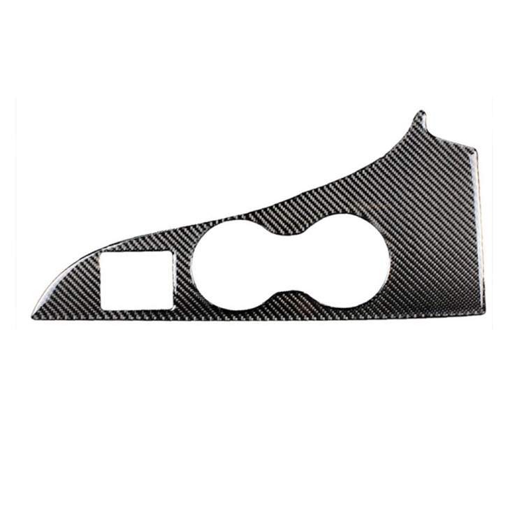 Car Carbon Fiber Water Cup Holder Panel Decorative Sticker for Lexus RX300 / 270 / 200T / 450h 2016-2019, Right Drive