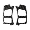 Car Carbon Fiber Steering Wheel Button Decorative Sticker for Lexus NX200 / 200t / 300h 2014-2021, Left and Right Drive Universal