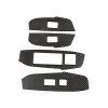 Car Carbon Fiber Window Glass Lift Decorative Sticker for Lexus NX200 / 200t / 300h 2014-2021, Left Drive