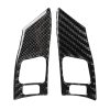 Car Carbon Fiber Steering Wheel Button B Decorative Sticker for Lexus IS250 300 350C 2006-2012, Left and Right Drive Universal