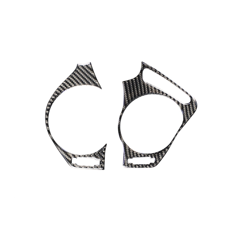 Car Carbon Fiber Big Left and Right Air Outlet Decorative Sticker for Lexus IS250 300 350C 2006-2012, Left Drive