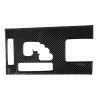 Car Carbon Fiber Gears A Decorative Sticker for Lexus IS250 300 350C 2006-2012, Left Drive