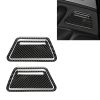 Car Carbon Fiber Ashtray Panel Decorative Sticker for Audi A6 S6 C7 A7 S7 4G8 2012-2018, Left and Right Drive Universal
