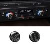 Car Carbon Fiber Air Conditioning Button Decorative Sticker for Audi A6 S6 C7 A7 S7 4G8 2012-2018, Left and Right Drive Universal